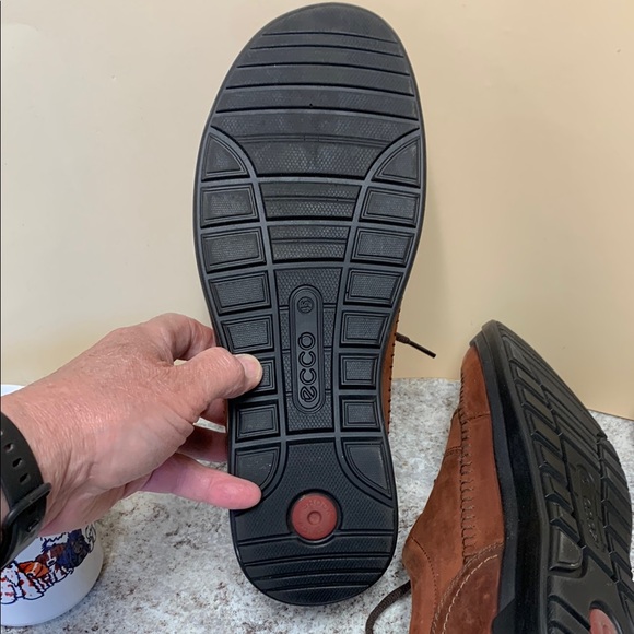 ECCO Men's Brown Nubuck Leather Shoes European Size 45 - Picture 6 of 11